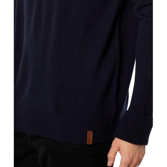 Obermeyer Men's Reggie Crewneck 100% Wool Sweater Size M Black - Picture 4 of 12